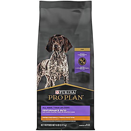 Pro Plan Sport All Ages Performance 30/20 Chicken & Rice Formula Dry Dog Food