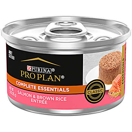 Pro Plan Essentials Adult Salmon & Wild Rice Entrée Wet Cat Food