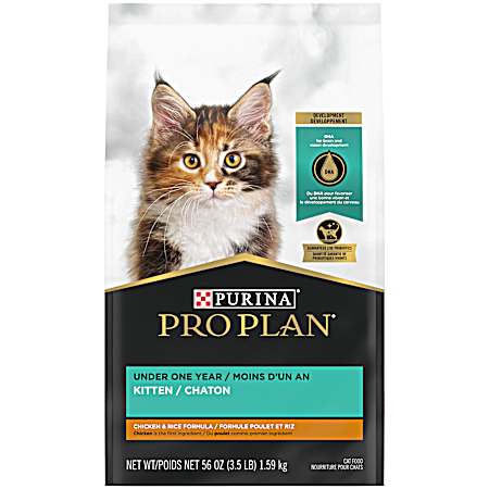 Pro Plan Development Kitten Chicken & Rice Formula Dry Cat Food
