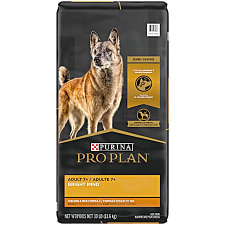 Pro Plan Bright Mind Adult 7+ Chicken & Rice Formula Dry Dog Food