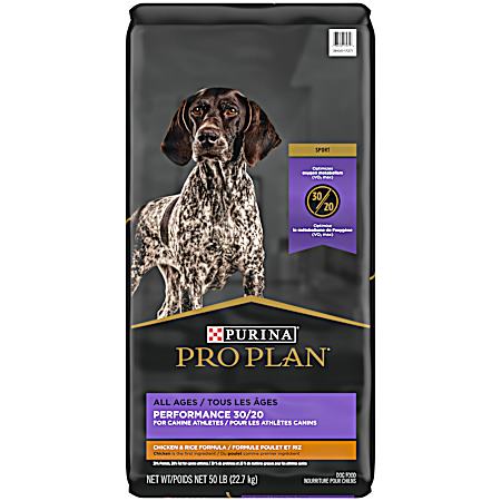 Pro Plan Sport All Ages Performance 30/20 Chicken & Rice Formula Dry Dog Food