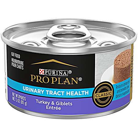 Pro Plan Specialized Adult Urinary Tract Health Turkey & Giblets Entrée Wet Cat Food