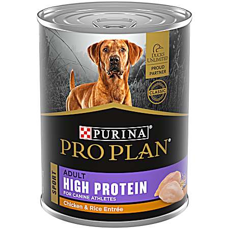 Pro Plan Sport Adult Chicken & Rice Entrée Wet Dog Food