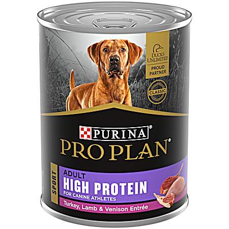 Pro Plan Sport High Protein Adult Turkey, Lamb & Venison Entrée Wet Dog Food