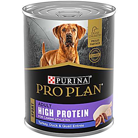 Pro Plan Sport High Protein Adult Turkey, Duck & Quail Entrée Wet Dog Food