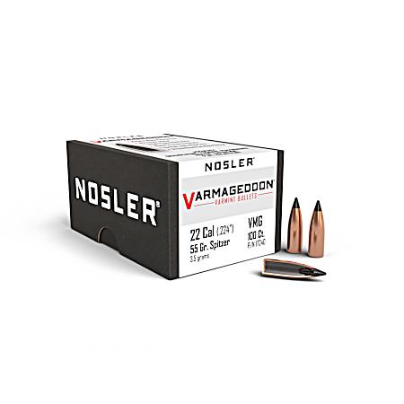 Varmageddon 22cal 55g FB Tip Bullets - 100 Ct.