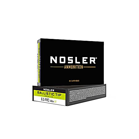 6.5 PRC 140 Grain Ballistic Tip Rifle Cartridges - 20 Rounds