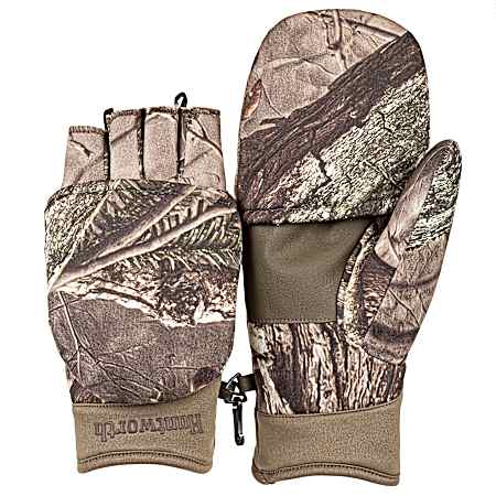 Men's Hidd'n Camo Stealth Hunting Pop Top Heat Boost Gloves