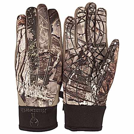 Men's Camo Midweight Tech Shooters Gloves