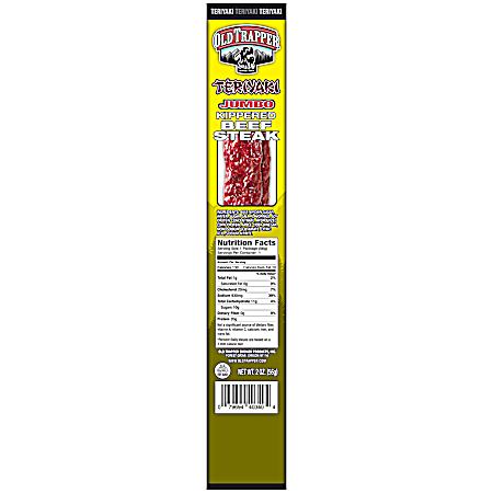 2 oz Teriyaki Jumbo Kippered Beef Steak Jerky