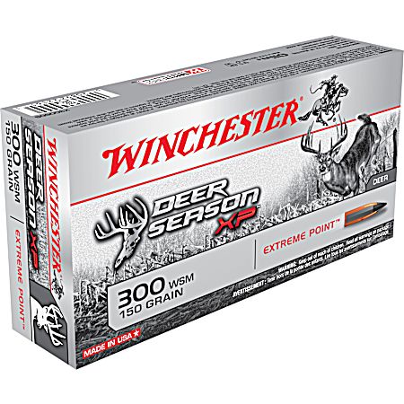 .300 WSM Deer Season XP 150 Grain Extreme Point Cartridges - 20 Rounds