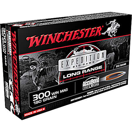 300 Winchester Magnum 190 Grain Ammunition - 20 Rounds