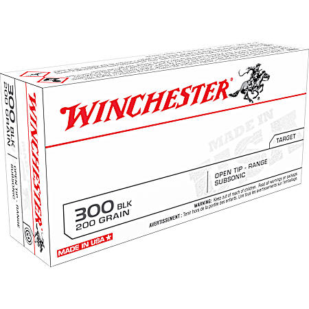 .300 Blackout USA 125 Grain Open Tip Rifle Cartridges - 20 Rounds