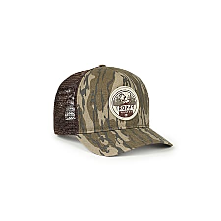 Adult Trophy Tracker Logo Camo Trucker Cap