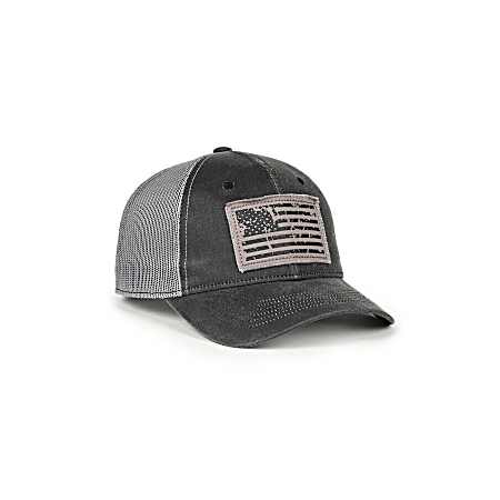 Adult Flag Patch Logo Mesh Back Ball Cap