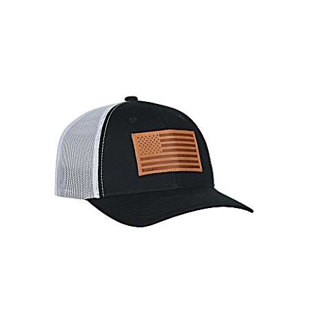 Men's Flag Patch Mesh Back Ball Cap