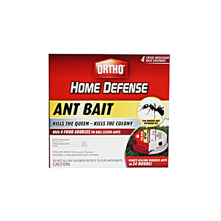 Home Defense Metal Ant Bait - 4 Pk