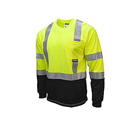 Men's Green/Black Bottom CL3 Long Sleeve Shirt