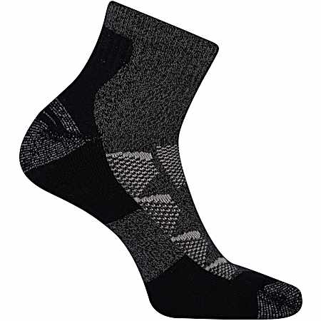 Women's Moab Grey Hiking Quarter Socks