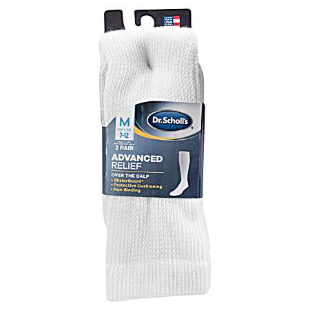 Men's Advanced Relief Over the Calf Socks - 2 Pk