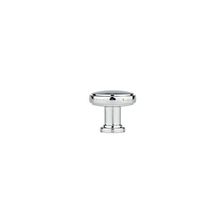 1-11/32 in Chrome Contemporary Metal Knob
