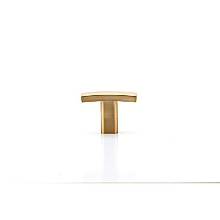 1-1/2 in Aurum Brushed Gold Transitional Metal Knob