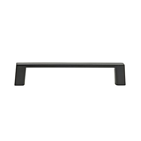 4 in Matte Black Contemporary Metal Pull