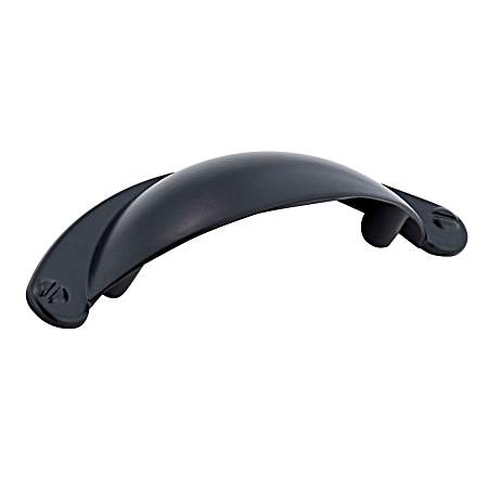2-17/32 in Matte Black Traditional Metal Cup Pull