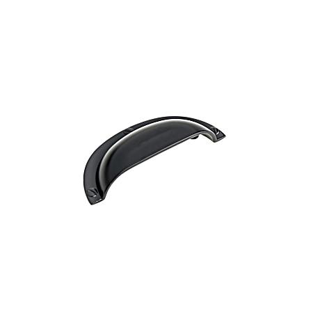 2-17/32 in Matte Black Traditional Metal Cup Pull