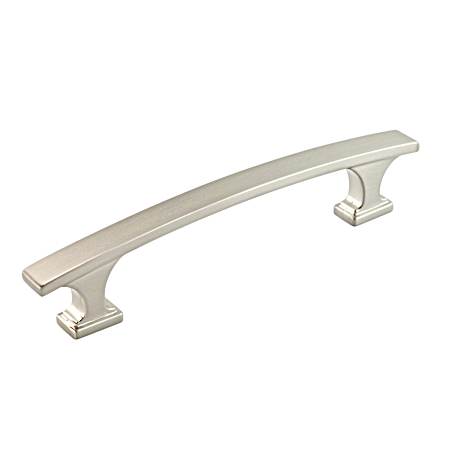 3-25/32 in Brushed Nickel Transitional Metal Pull