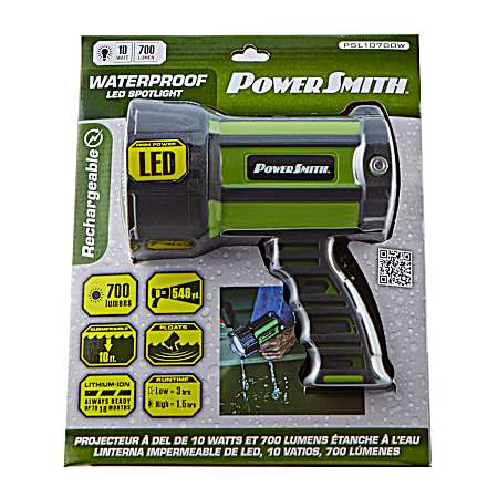 700 Lumen Green & Black Waterproof LED Spotlight