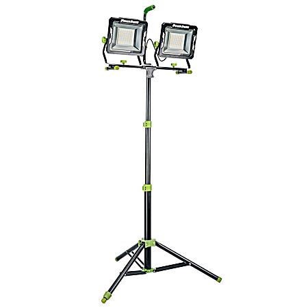 30,000 Lumen Dual-Head LED Work Light w/ Tripod