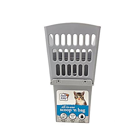 All-in-One Scoop 'n Bag Sifting Bucket Litter Scoop w/ 10 Refill Bucket Bags