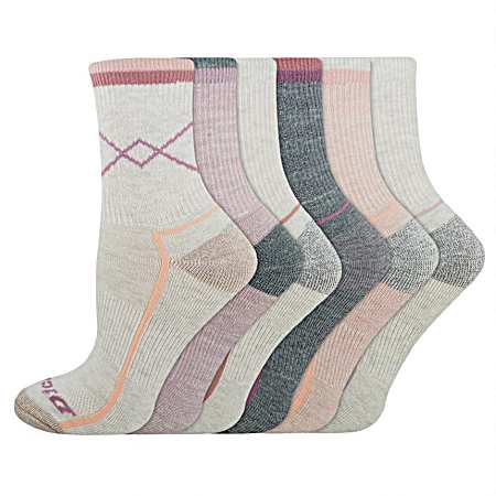 Women's Dri-Tech Mid Crew Socks - 6 Pk