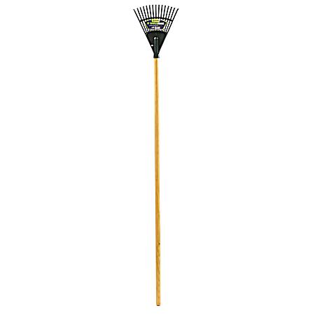 8 in Green Poly Shrub Rake