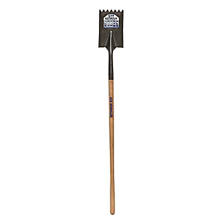 S500 Industrial Notched Roofing Spade w/ Fulcrum Head & 48 in Hardwood Handle