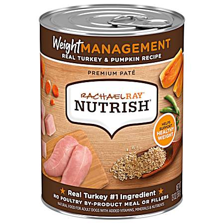 Adult Weight Management Turkey & Pumpkin Recipe Wet Dog Food, 13 oz Can