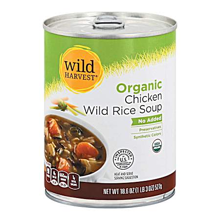 Organic Chicken Wild Rice Soup