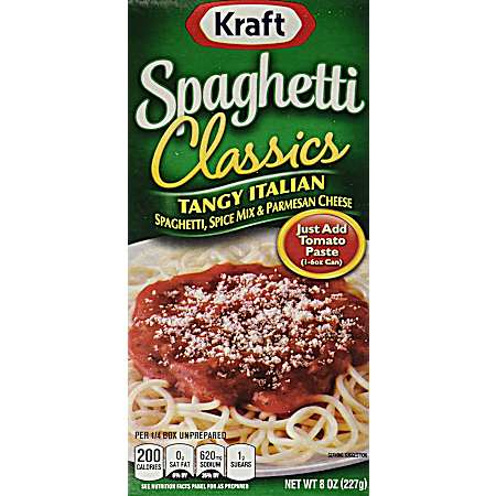 8 oz Spaghetti Classics Tangy Italian Box Meal