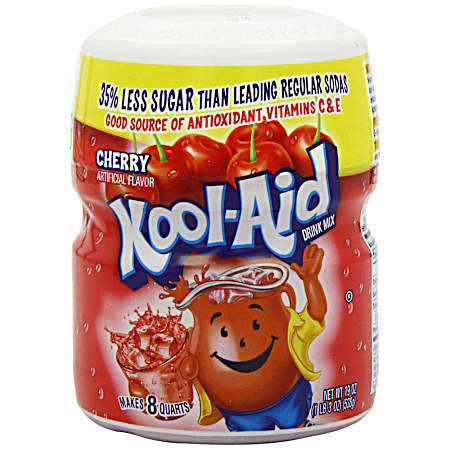 19 oz Cherry Drink Mix Canister