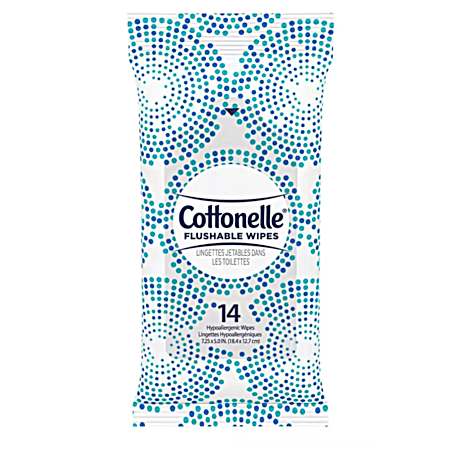 Fresh Care Flushable Wipes - 14 Ct.