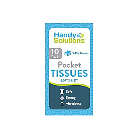 Pocket Tissues - 10 pk