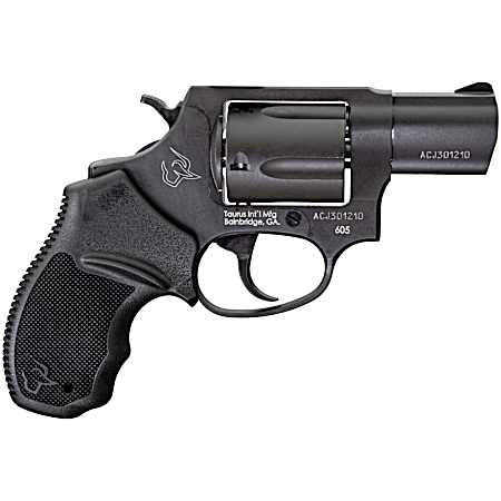 357 Mag / 38 Special +P Matte Black Oxide 2 in. Soft Rubber Revolver