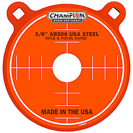 Center Mass AR500 Steel Targets - Gong