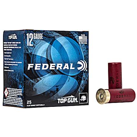 12 Gauge Top Gun 2-3/4'' 8 Shot Target Shotshells - 25 Rounds