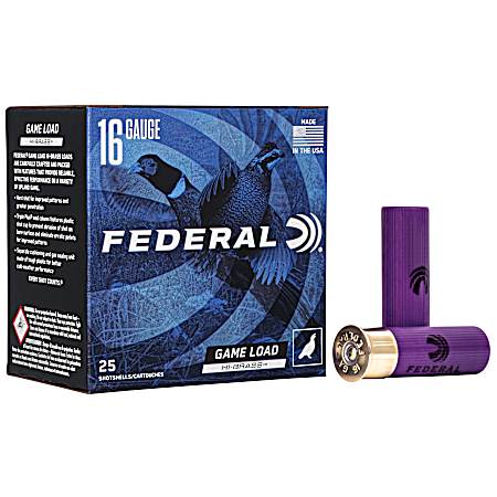 Game Load Upland Hi-Brass 16 Gauge
