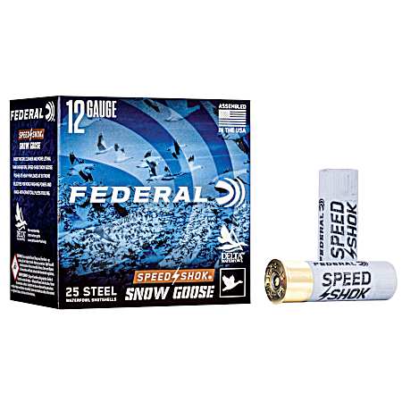 12 Gauge Speed-Shok Snow Goose 3'' 2 Shot - 25 Rounds