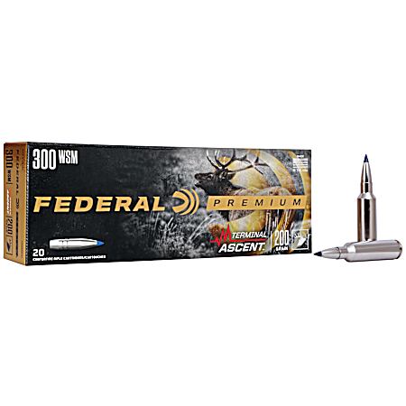 .300 WSM Terminal Ascent 200 Grain Rifle Cartridges - 20 Rounds