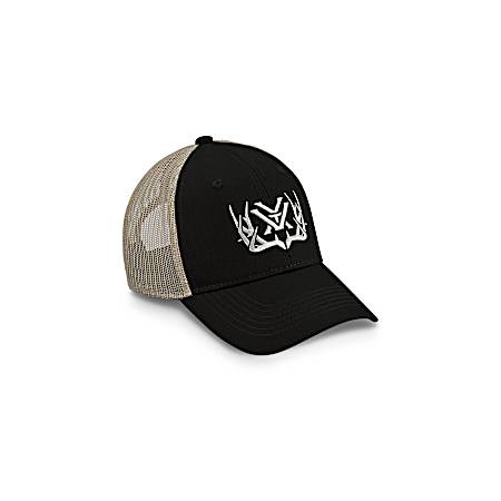 Adult Full-Tine Mesh Snap Back Cap