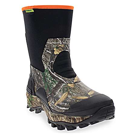 Men's Black Realtree Camo Rambler Mid Boots